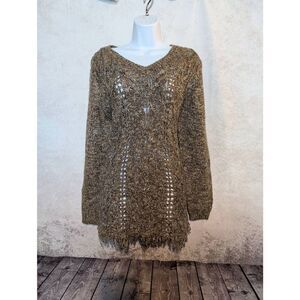 Ethyl Semi-See through super soft sweater xl
